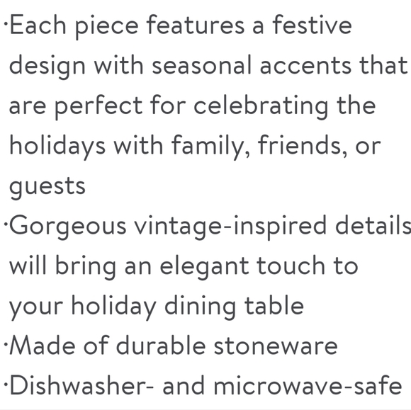 2022 New Pioneer Woman Wishful Winter Holiday Teal 3 Piece Place Setting - Picture 5 of 6